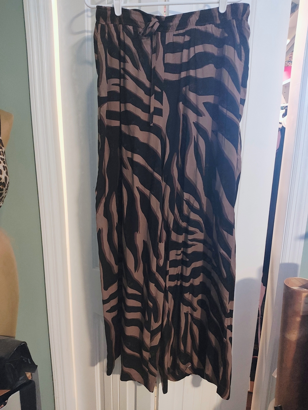 torrid Brown and Black Zebra-Print Boot Cut Pants